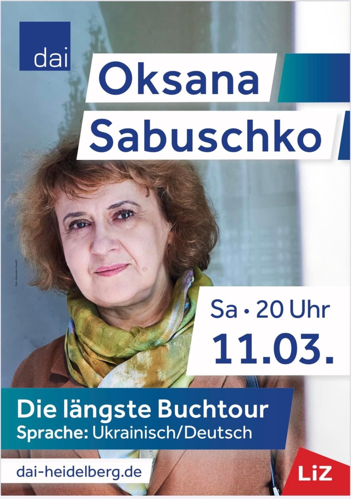 Oksana Sabuschko 2023